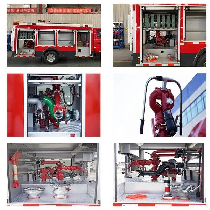 HOWO 4X2 8000L foam fire truck