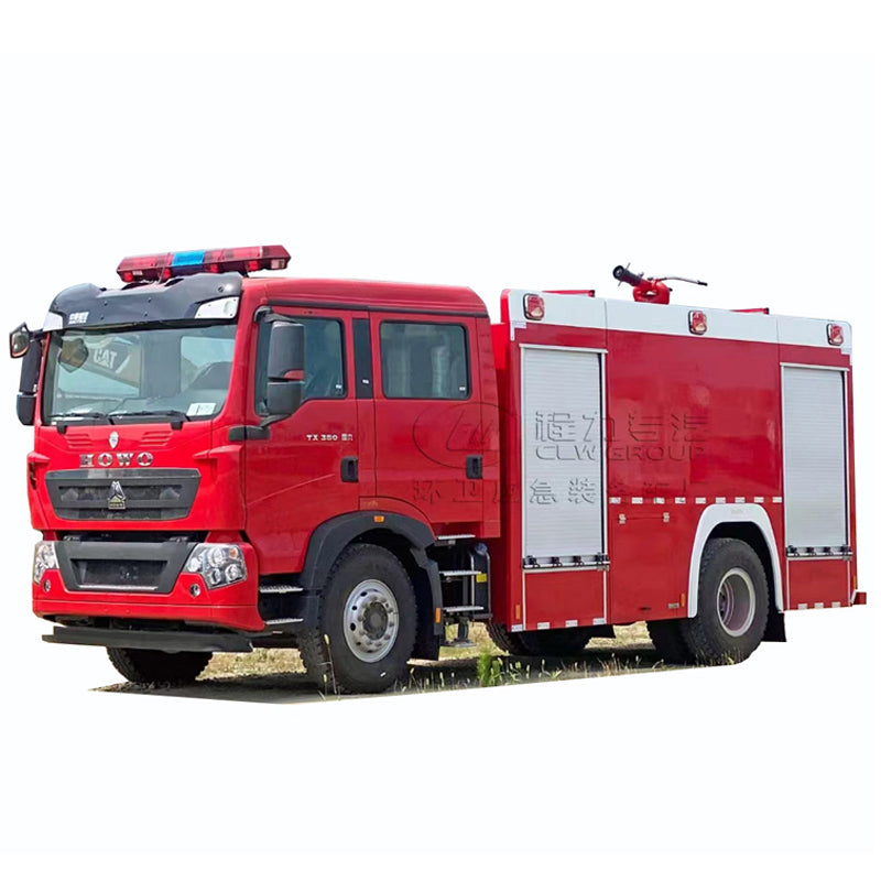 HOWO 4X2 8000L foam fire truck