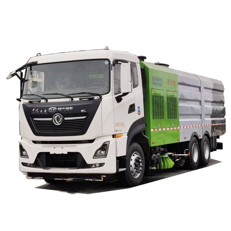 Voiture de nettoyage et de balayage Dongfeng 6x4 10 bacs cubes 12 réservoirs d'eau cubes
