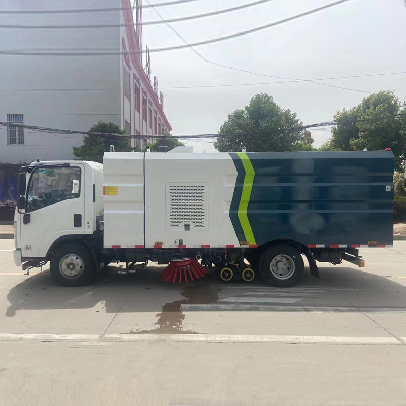 Isuzu 4x2 Road Wash Sweep Sweeper 5 куб. м Мусорный бак 5 куб. 